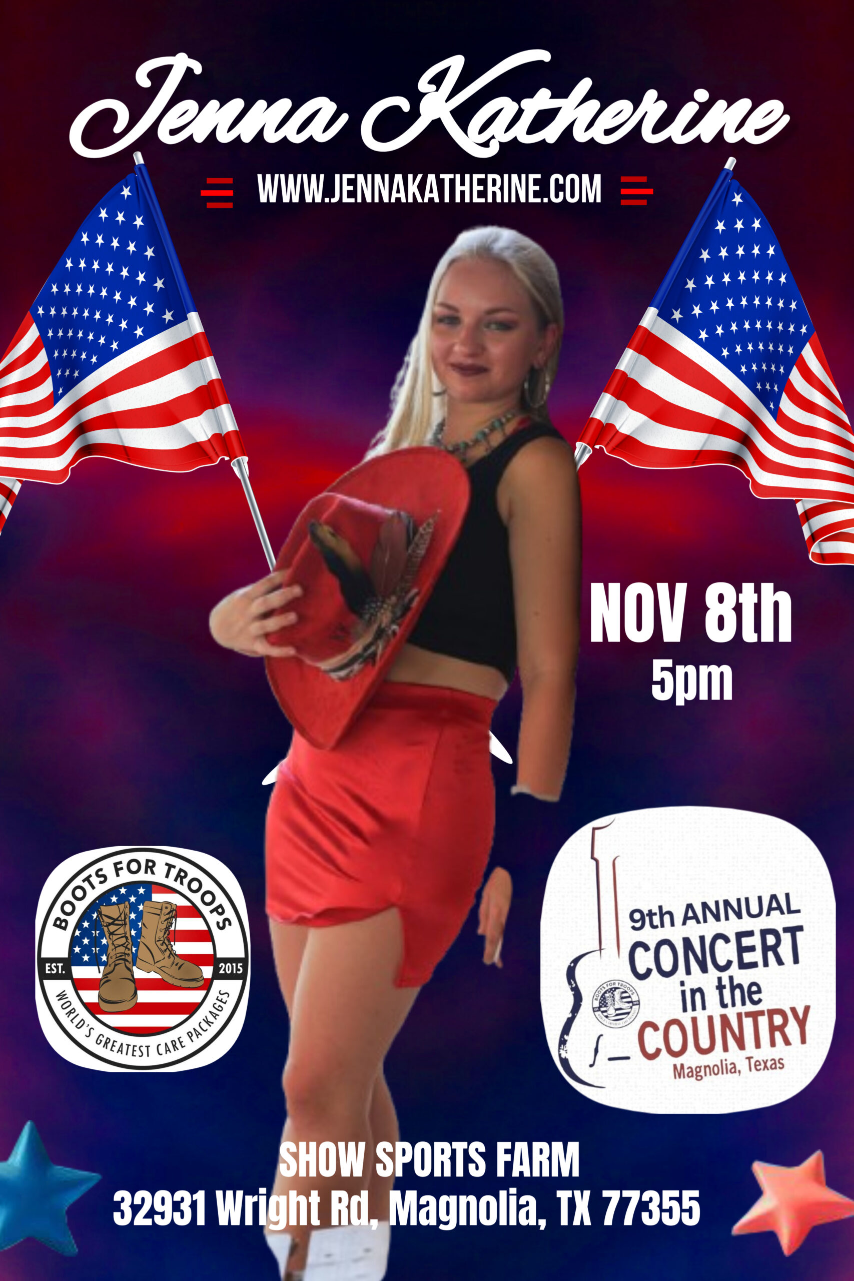 Boots for Troops 9th Annual Concert in the Country