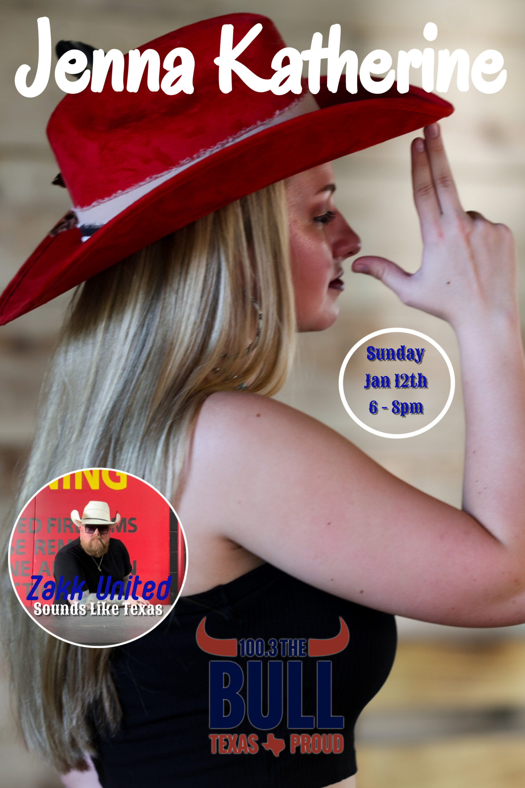 Sounds Like Texas w/Zakk United on 100.5 The Bull